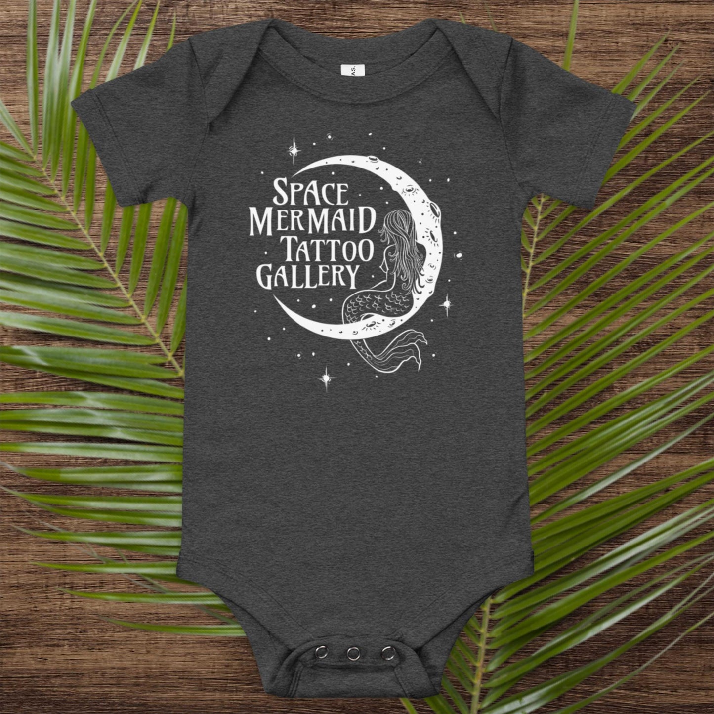 Space Mermaid Baby Onesie