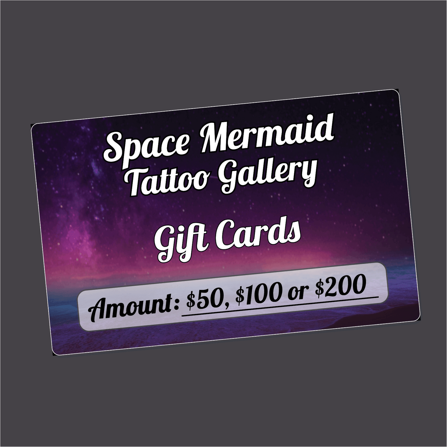 Space Mermaid Gift Cards